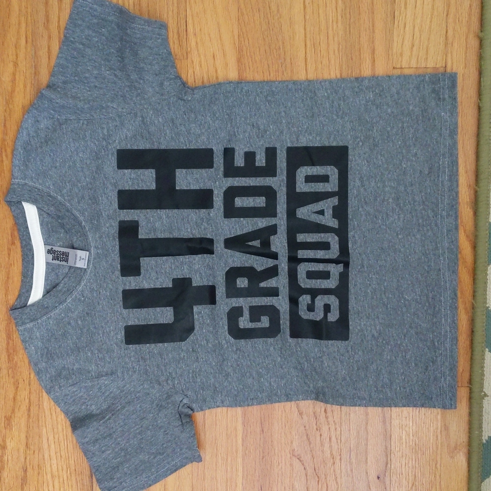 Children's gray t-shirt